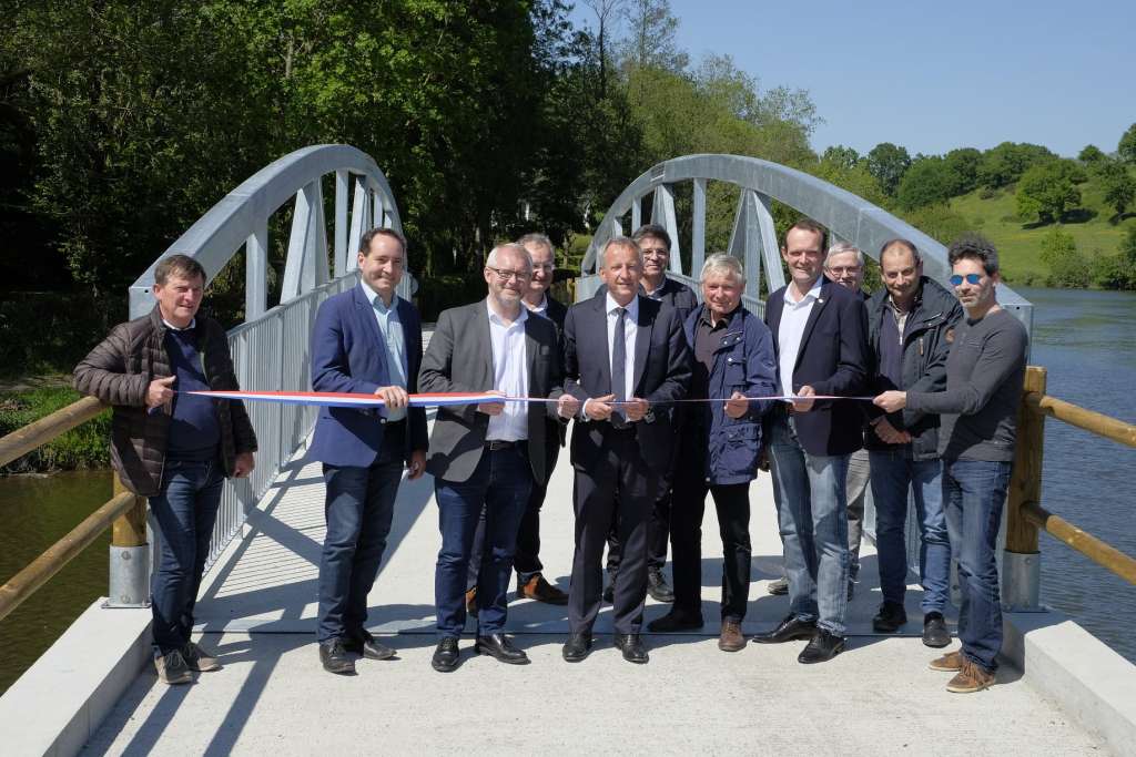 Passerelle du Vicoin – Inauguration